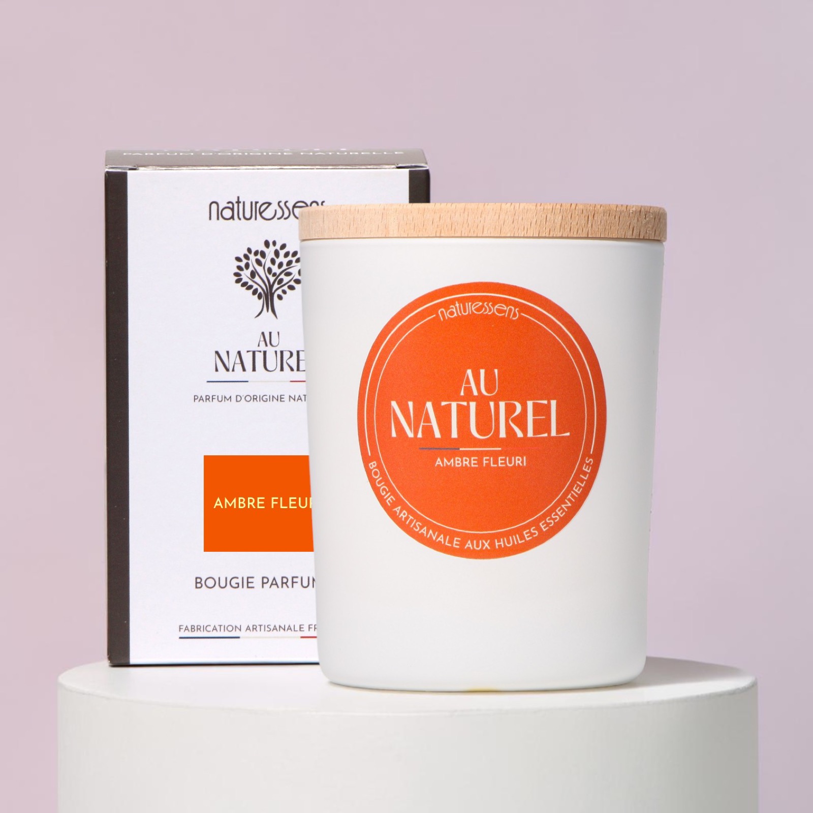 Bougie parfumée Ambre Fleuri