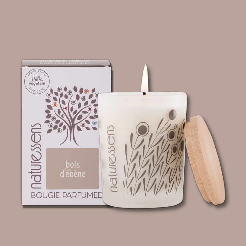 Bougie parfumée Bois d'Ébène